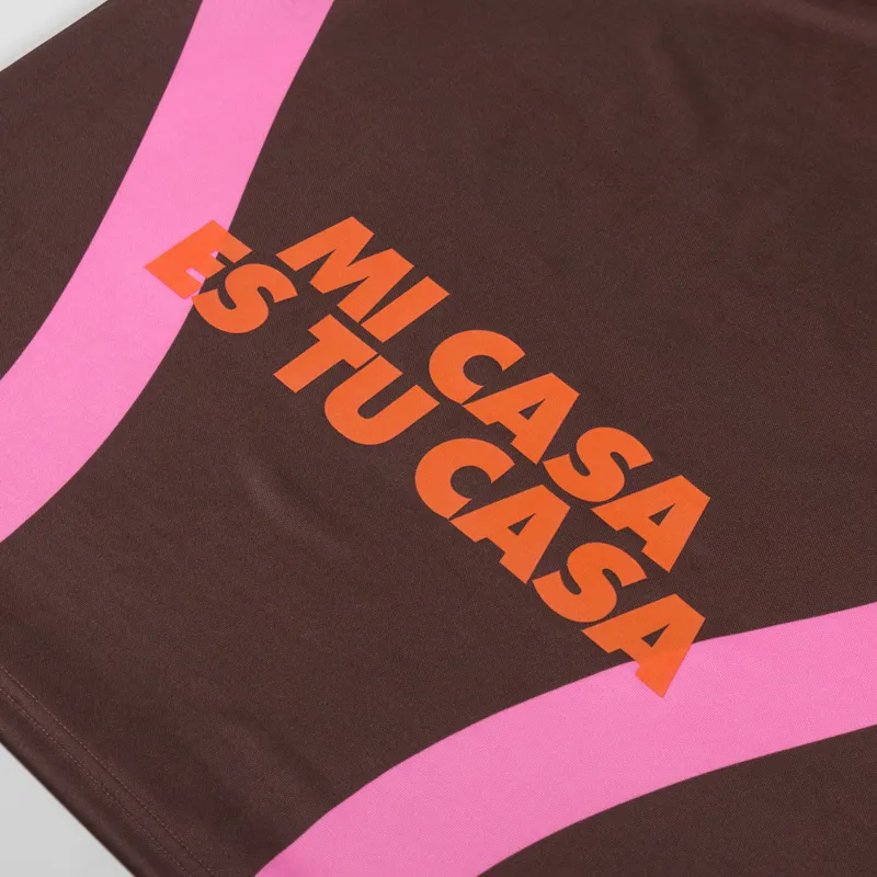 Pompeii X NSS Heart Football Shirt Brown-7