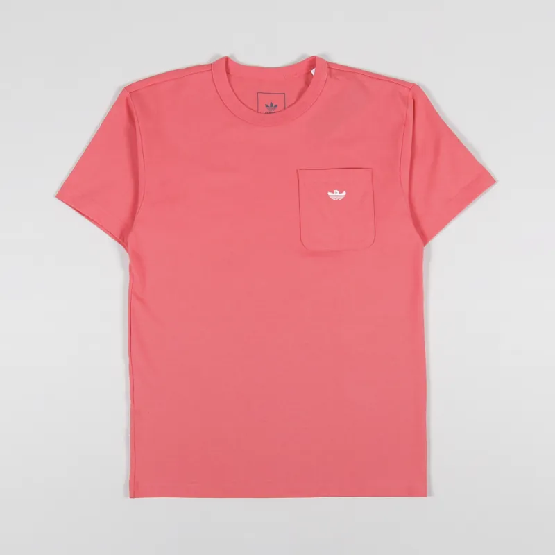 Adidas Skateboarding Shmoo Logo Pocket T Shirt Semi Turbo Cream White