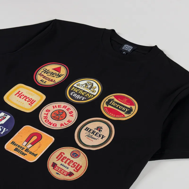 Heresy Beer T Shirt Black-1