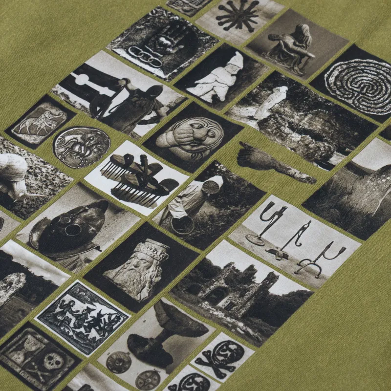 Heresy Niche T Shirt Green-3