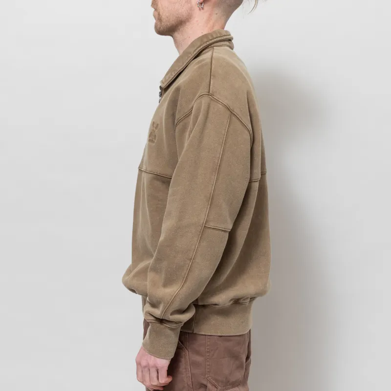 Heresy Green Man Quarter Zip Biscuit-2