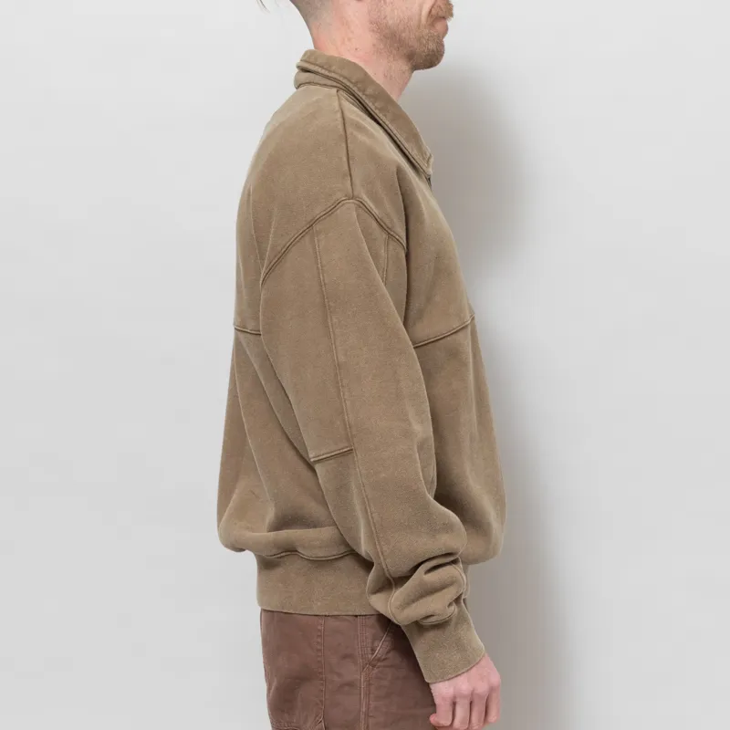 Heresy Green Man Quarter Zip Biscuit-4