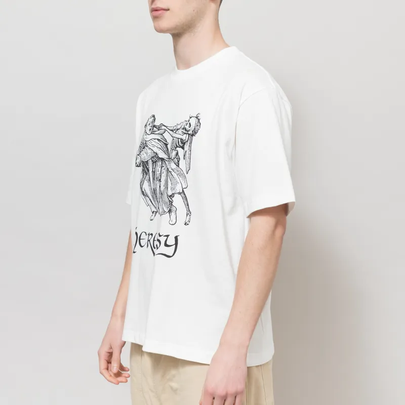 Heresy Heretic T Shirt Ecru-1