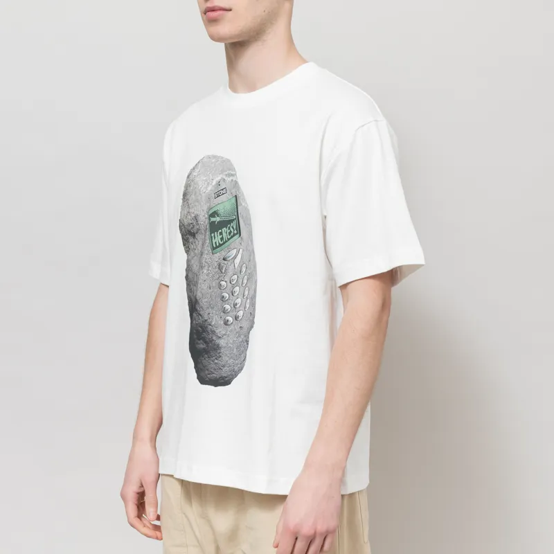 Heresy Stone Phone T Shirt Ecru-1