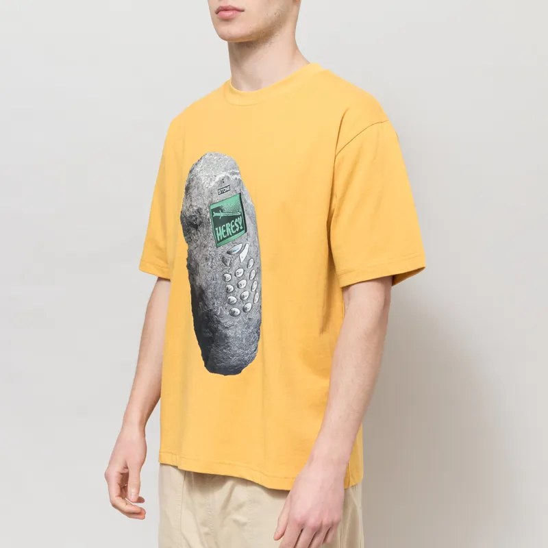 Heresy Stone Phone T Shirt Yellow-1