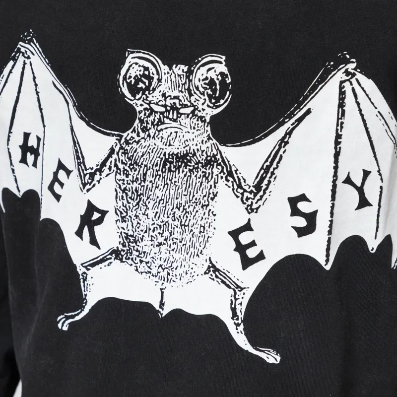 Heresy Bats Long Sleeve T Shirt Black-4