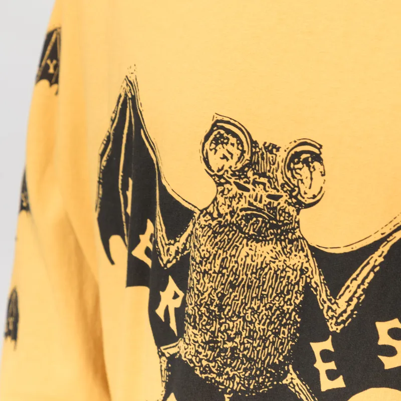 Heresy Bats Long Sleeve T Shirt Yellow-6