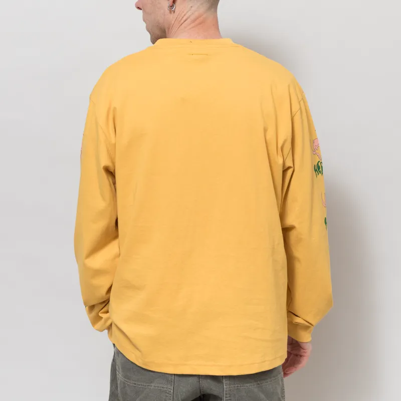 Heresy Barbarian Long Sleeve T Shirt Yellow-2