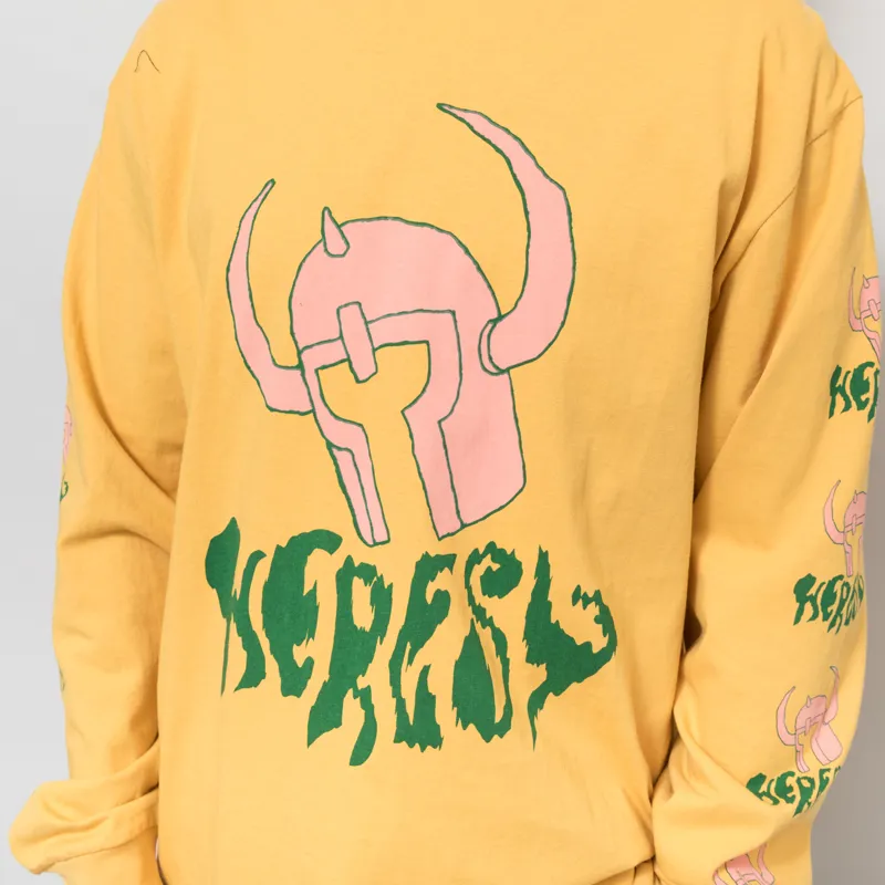 Heresy Barbarian Long Sleeve T Shirt Yellow-4