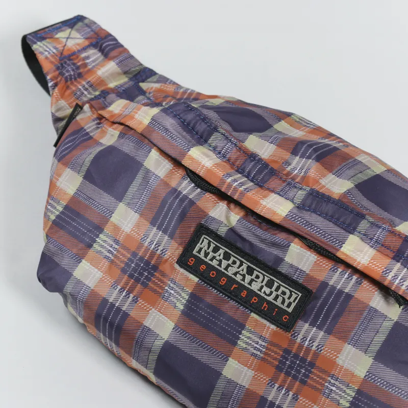 Napapijri x Liberty Tournefort Waistbag Check Blue-2