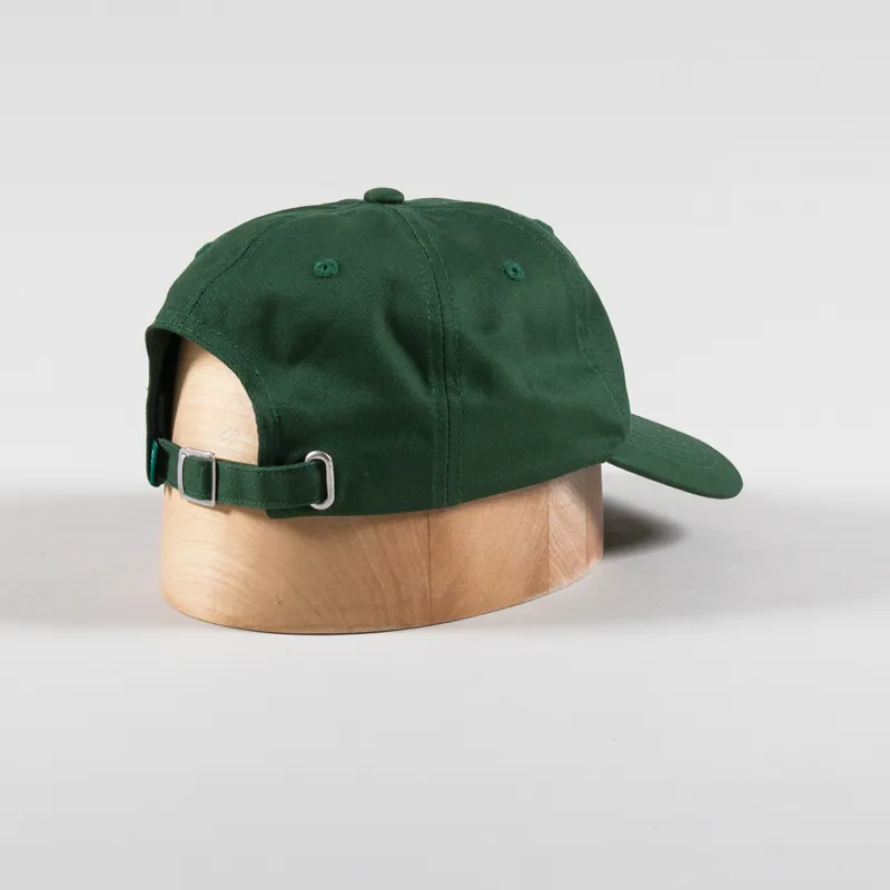 Huf Bloom Six Panel Cap Hunter Green-1