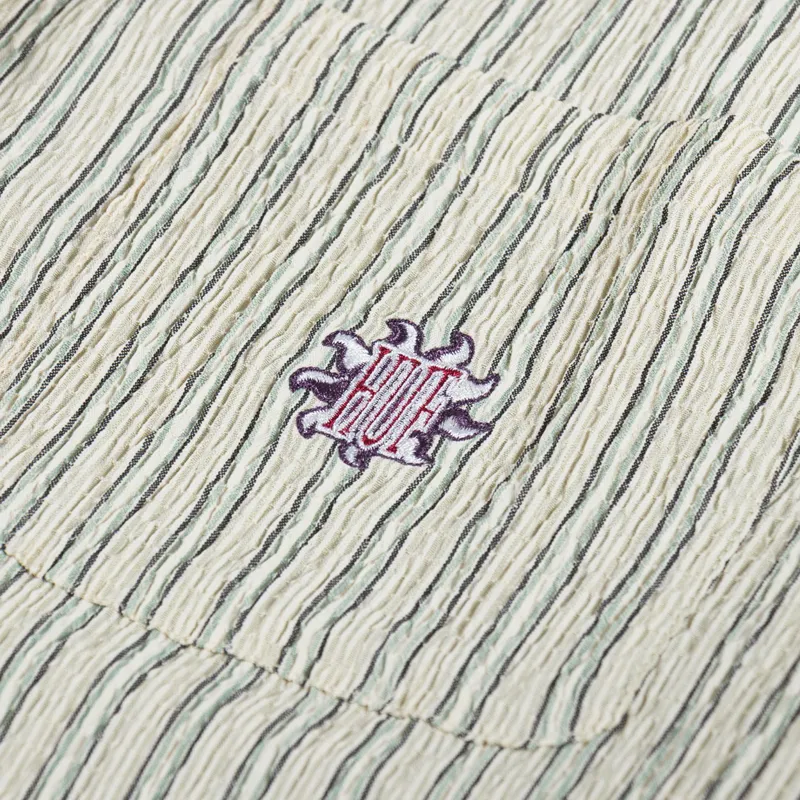 Huf Apollo Striped Shirt Natural-4