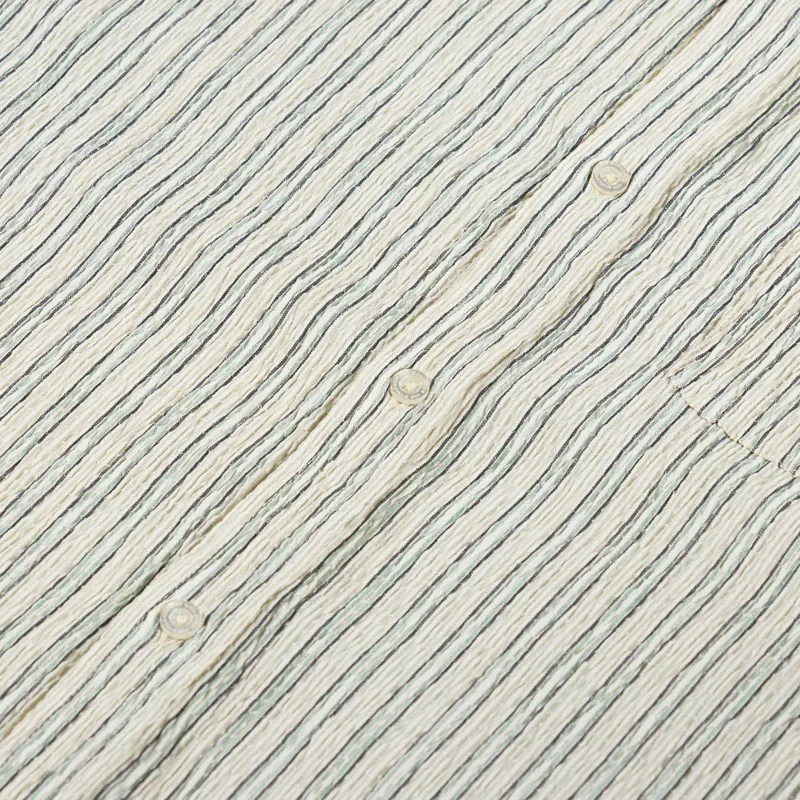 Huf Apollo Striped Shirt Natural-5