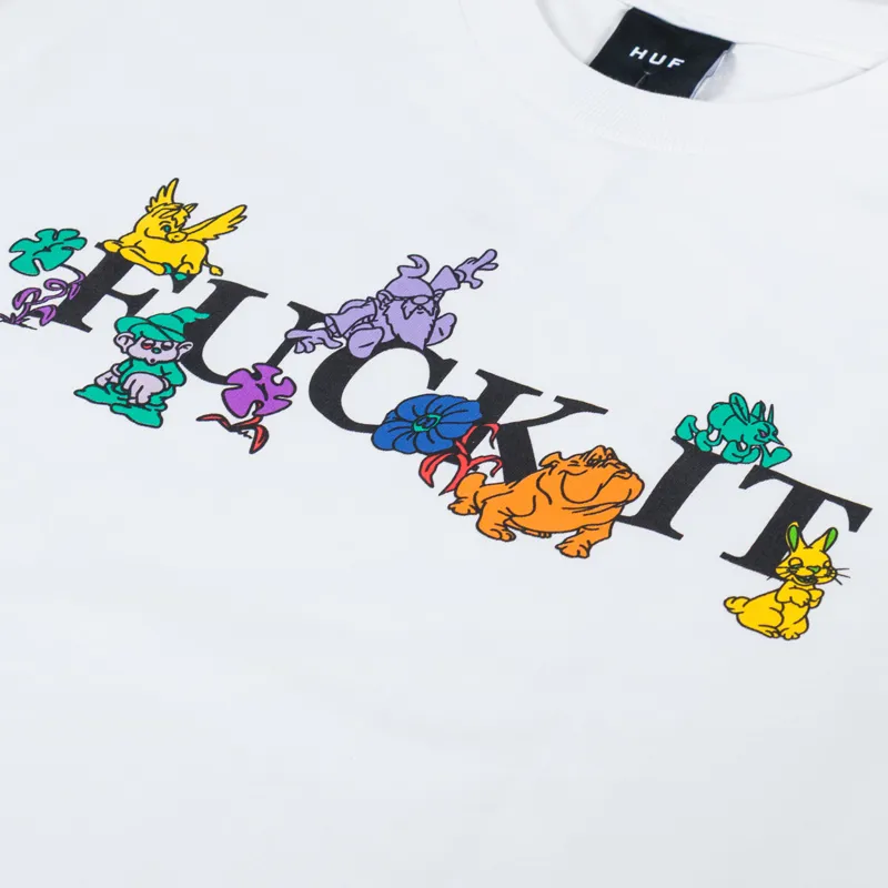 Huf Trip T Shirt White-2