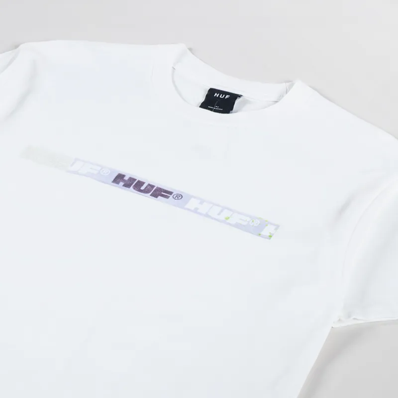 Huf Admission T Shirt White-3