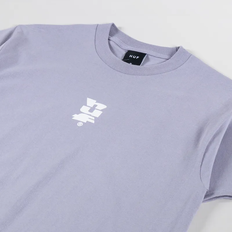 Huf Set Megablast T Shirt Dust Purple-1