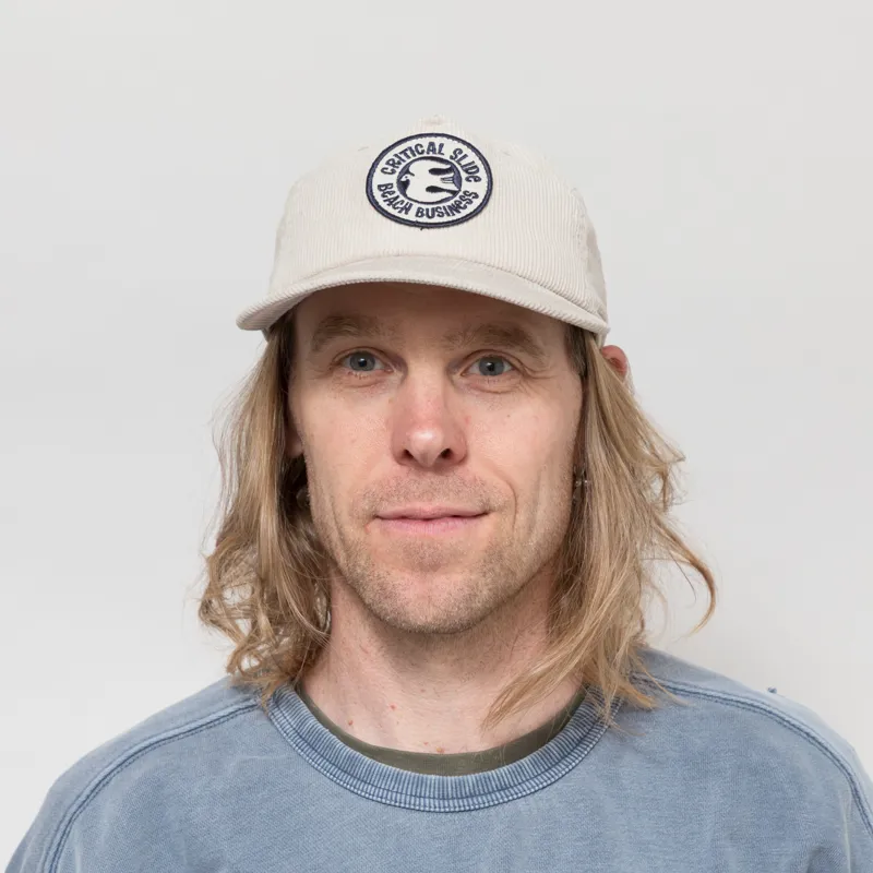 The Critical Slide Society Seabird Cord Cap Ecru-1
