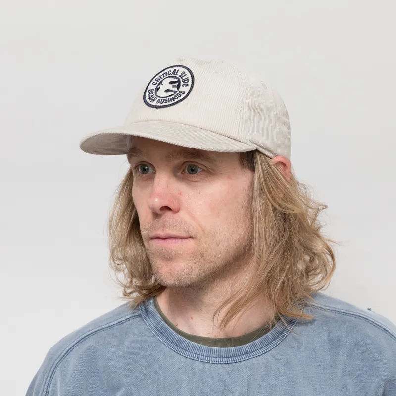 The Critical Slide Society Seabird Cord Cap Ecru
