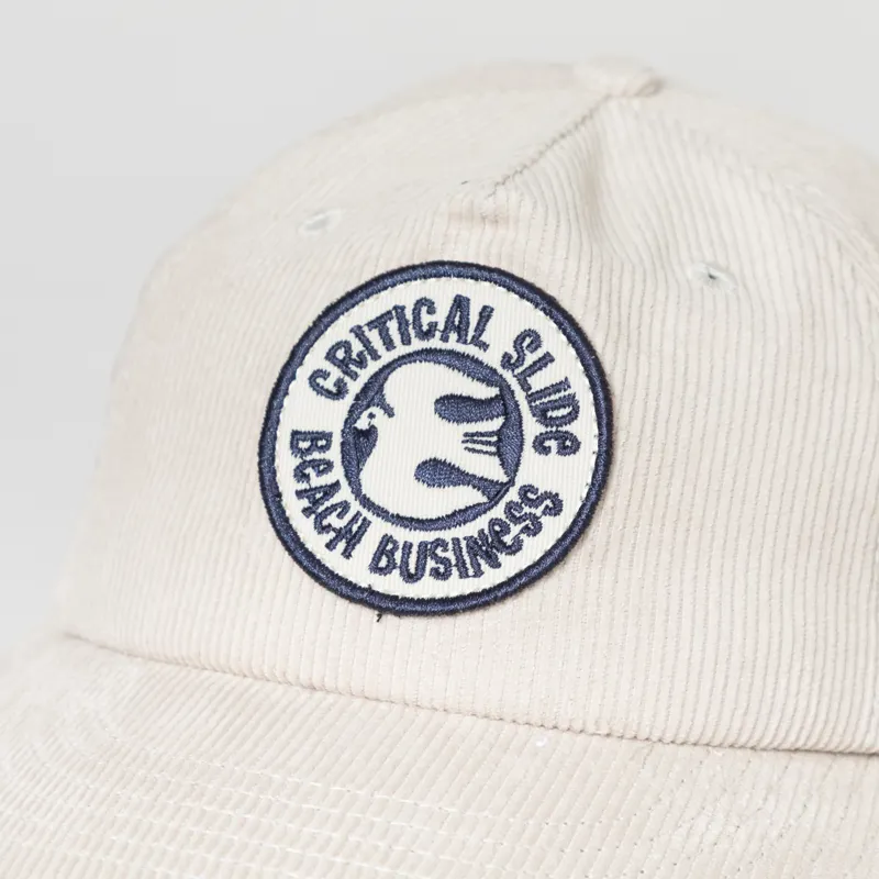 The Critical Slide Society Seabird Cord Cap Ecru-3