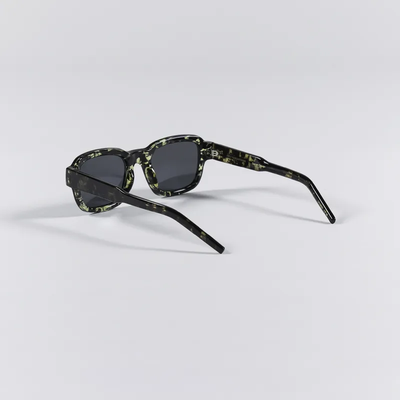 A.Kjaerbede Halo Sunglasses Black Yellow Tortoise-3