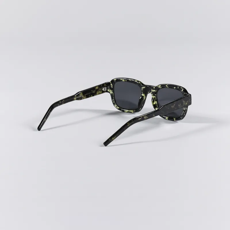 A.Kjaerbede Halo Sunglasses Black Yellow Tortoise-2