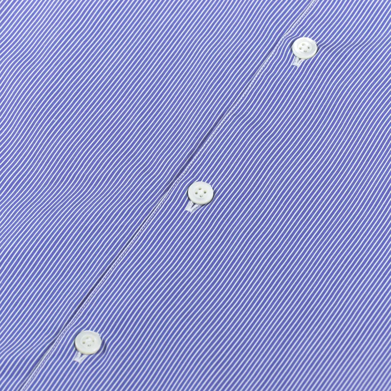 Norse Projects Hans Classic Stripe Shirt Navy Fine Stripe-5