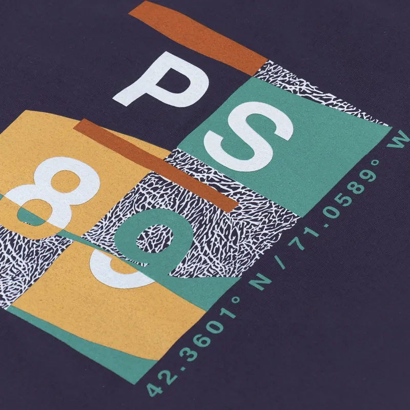 Parlez Harland T Shirt Navy-4