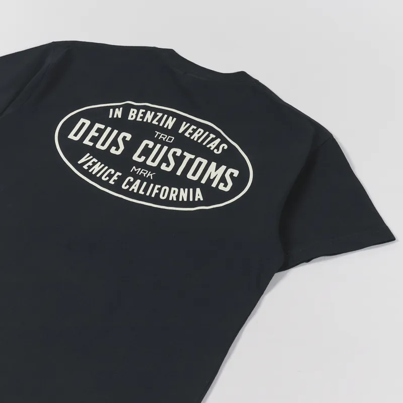 Deus Ex Machina Harlem T Shirt Black-2