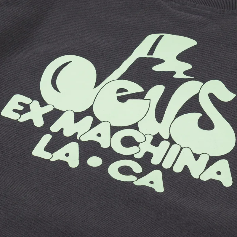 Deus Ex Machina Harmony Crew Sweat Anthracite-4