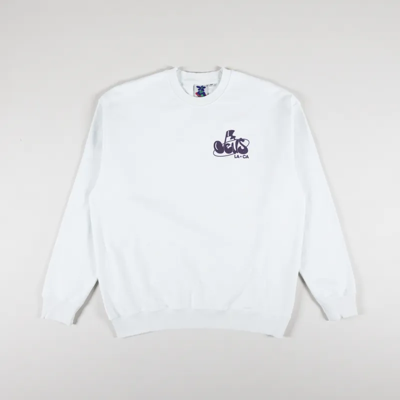 Deus Ex Machina Harmony Crew Sweat Illusion Blue-1