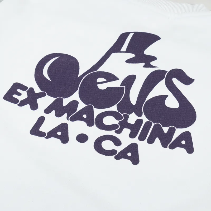Deus Ex Machina Harmony Crew Sweat Illusion Blue-4