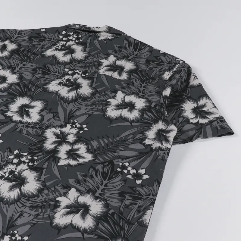 Penfield Hawaiian Print Shirt Black-6