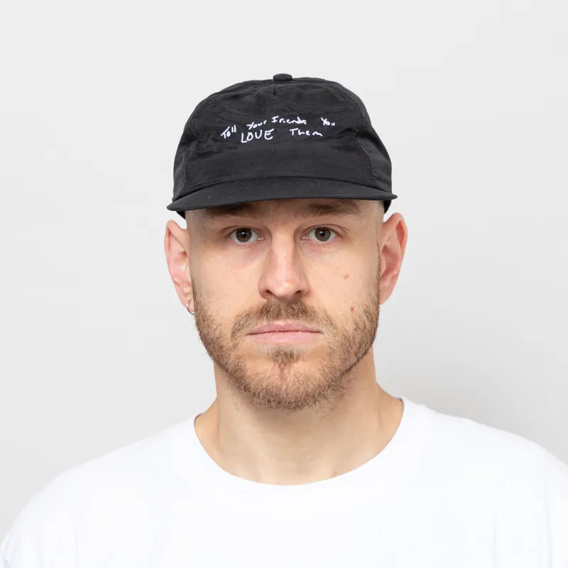 Working Class Heroes x Vaga Tell Your Friends You Love Them Nylon Cap Black-1