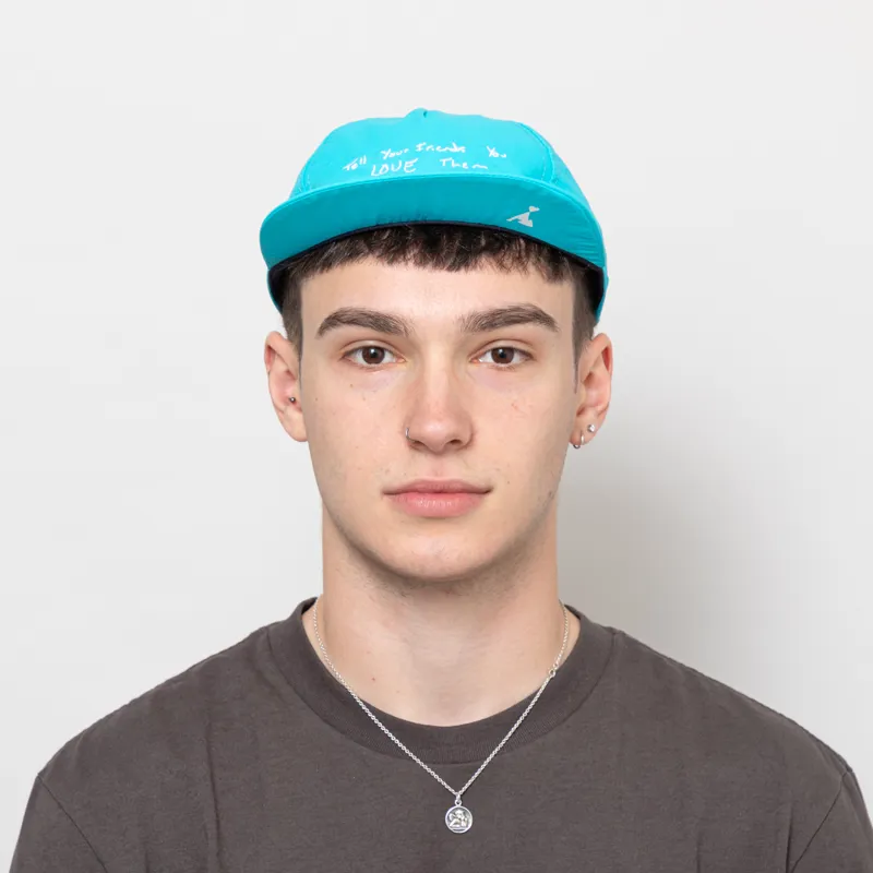 Working Class Heroes x Vaga Tell Your Friends You Love Them Nylon Cap Blue-1