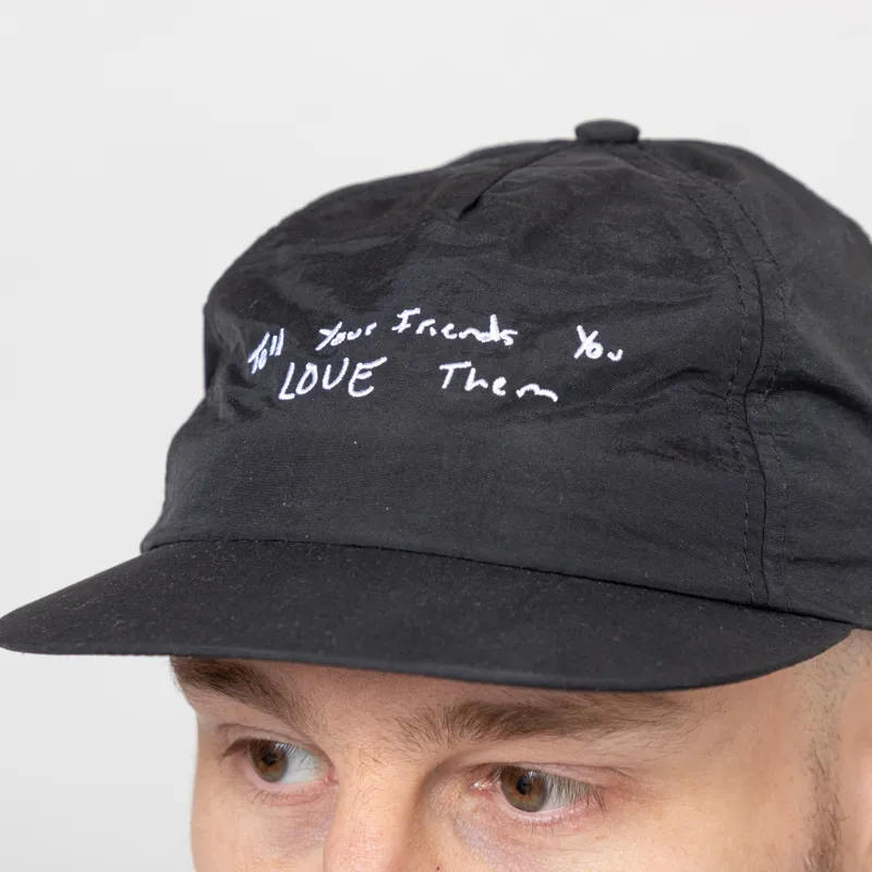 Working Class Heroes x Vaga Tell Your Friends You Love Them Nylon Cap Black-3