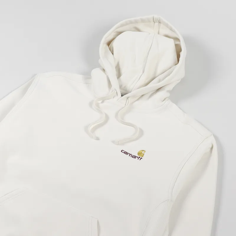 Carhartt WIP Hooded American Script Sweat Natural-2