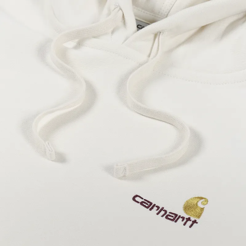 Carhartt WIP Hooded American Script Sweat Natural-5