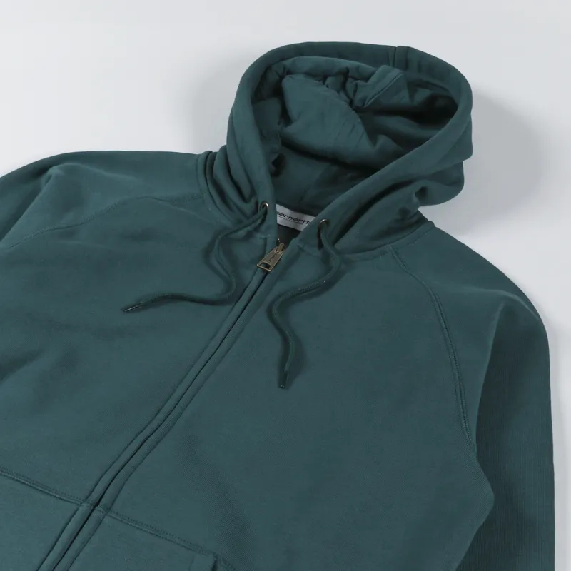 Carhartt WIP Mens Hooded Chase Jacket Botanic Green Gold