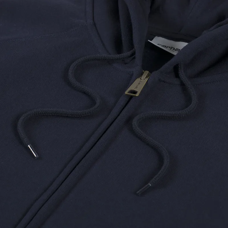 Carhartt WIP Hooded Chase Jacket Dark Navy Gold-3