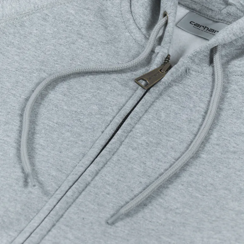 Carhartt WIP Hooded Chase Jacket Grey Heather Gold-4