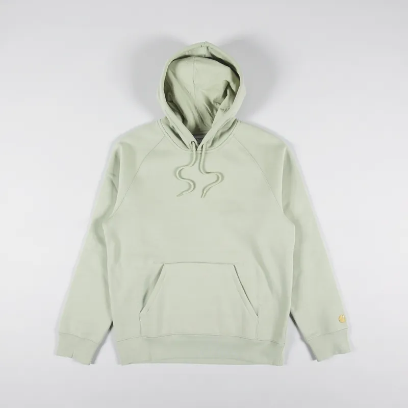 Carhartt WIP Hooded Chase Sweat Agave Gold