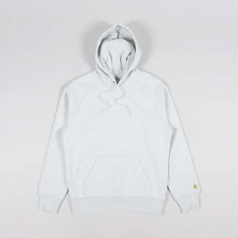 Carhartt WIP Hooded Chase Sweat Ash Gold
