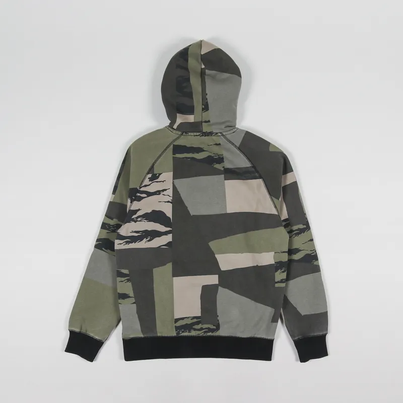 Carhartt WIP Hooded Chase Sweat Camo Mend Gold-1