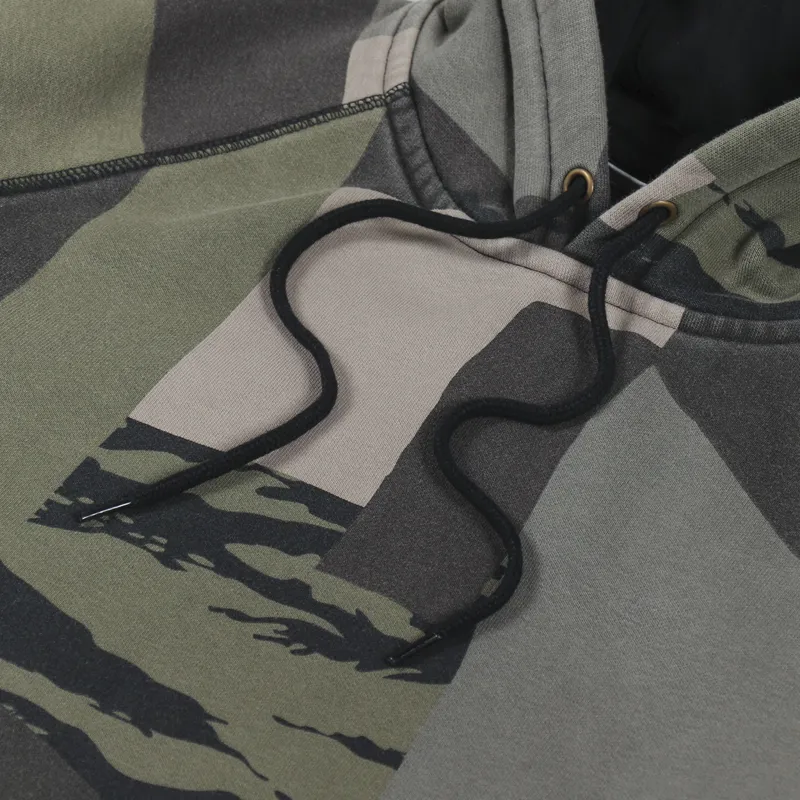 Carhartt WIP Hooded Chase Sweat Camo Mend Gold-5