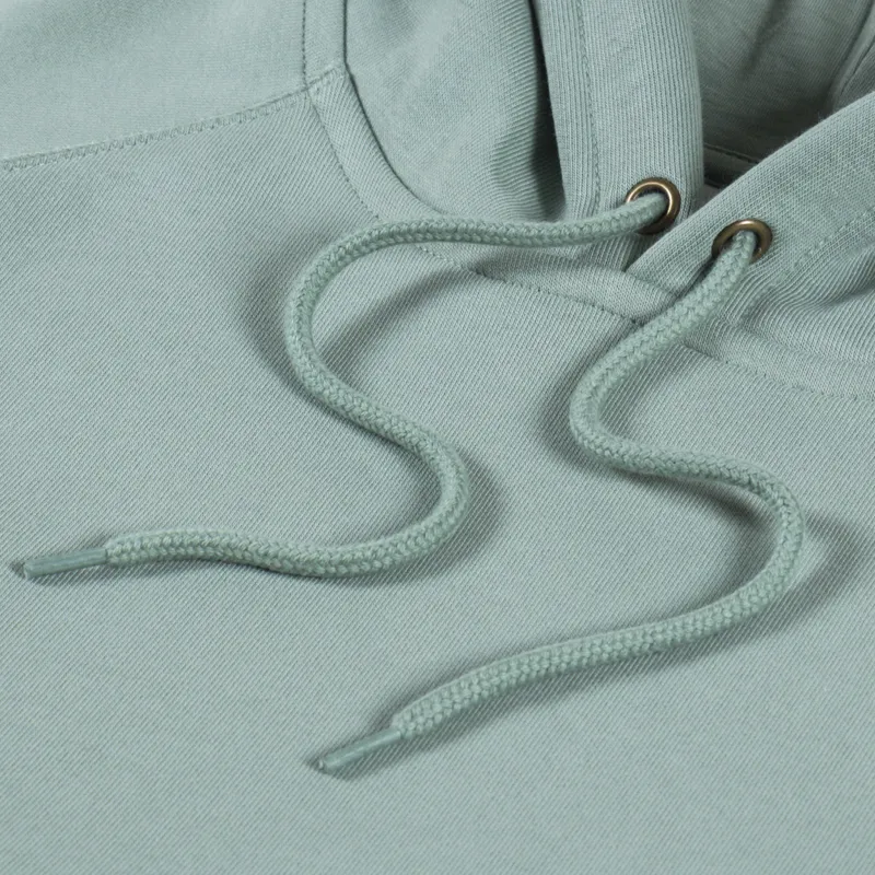 Carhartt WIP Hooded Chase Sweat Glassy Teal Gold-2