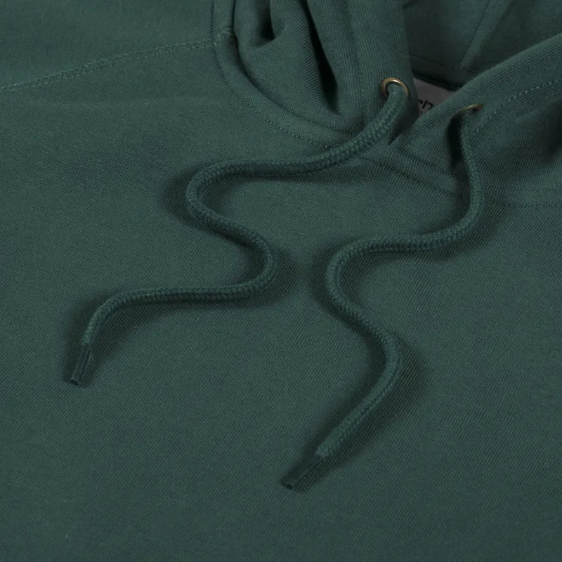 Carhartt WIP Hooded Chase Sweat Discovery Green Gold-5