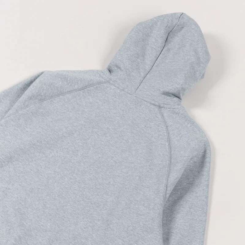 Carhartt WIP Hooded Chase Sweat Grey Heather Gold-3