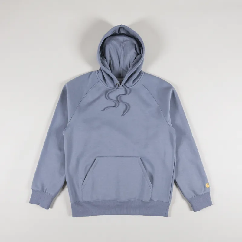 Carhartt WIP Hooded Chase Sweat Mirror Gold