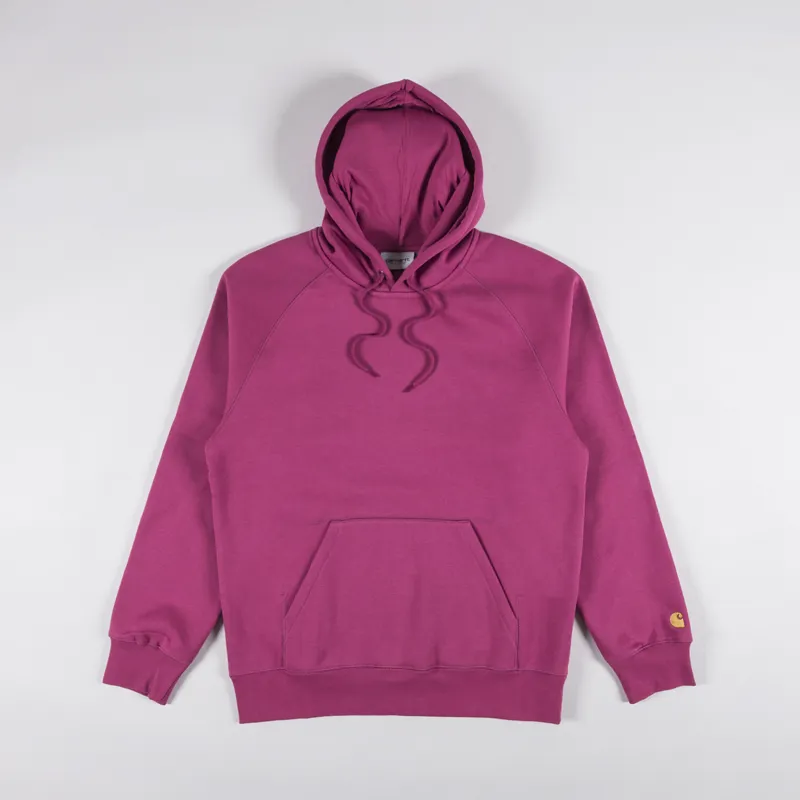 Carhartt WIP Hooded Chase Sweat Punch Gold