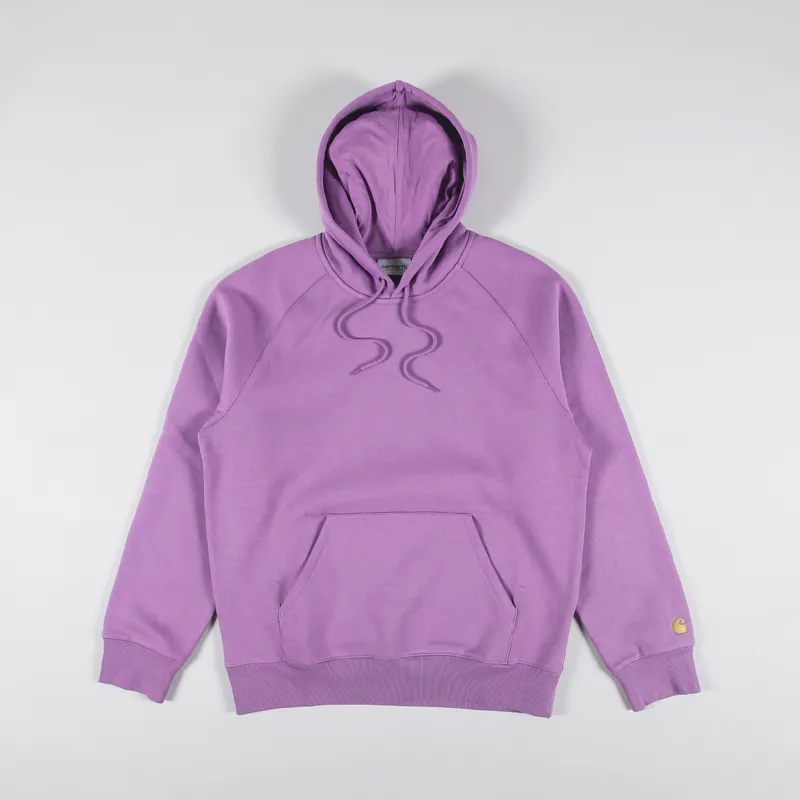 Carhartt WIP Hooded Chase Sweat Violanda Gold
